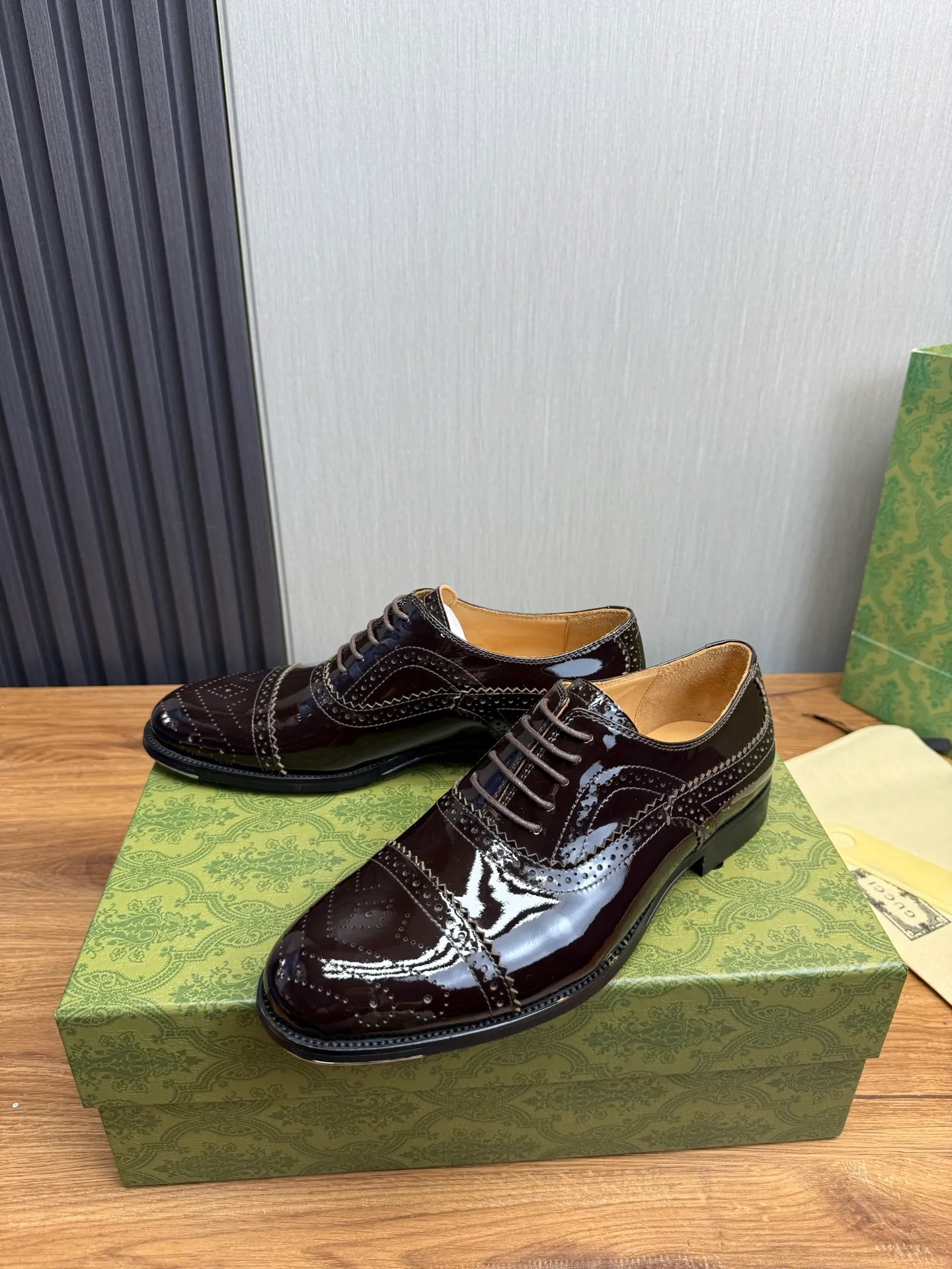 Men's shoes 💰680💰 GUCCI Gucci. Men's business casual leather shoes, all made of imported original brand leather, just to create a more comfortable wearing experience. Upper: original cowhide + imported cowhide lining, original non-slip and wear-resistant outsole ✔️36-45 (38.45 non-refundable)